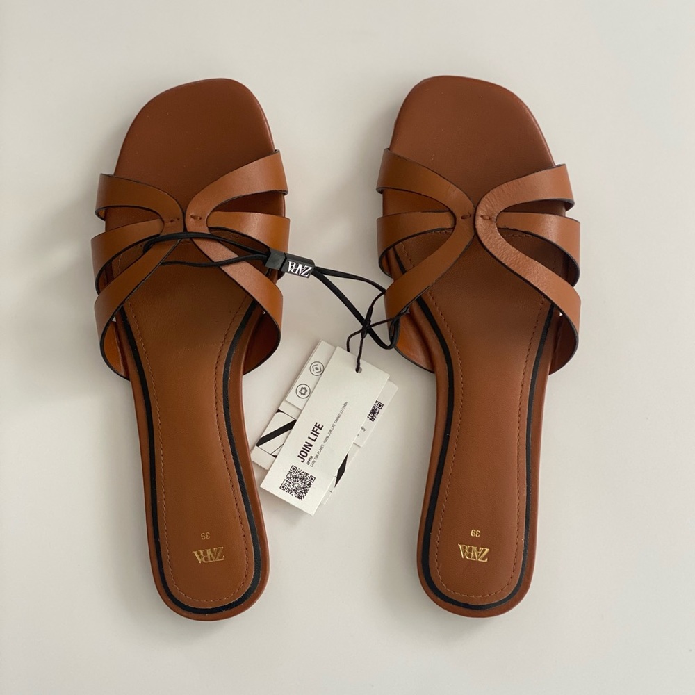 Zara Brown Sandals